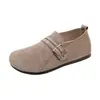 26 Zapatos de Tela de Pekín Estilo Nuevo de Primavera, Planos Cómodos Modernos Suela Suave Slip-On Casuales para Mujer