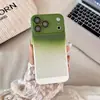 Funda de teléfono de enfriamiento con degradado bicolor adecuada para Apple 17PROMAX, moderna protección de película para 16 lentes para 12/13/14