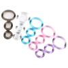 Pegamento Suave Transparente Triple Restricción Anillo de Bloqueo de Precisión Anillo Peneano Serial Triple Anillo de Restricción Wrapskin Anillo Divertido para Parejas Adultas