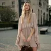 Otoño/Invierno 2026 Nuevo Transfronterizo Europeo y Americano Temperamento Elegante Vestido de Gasa Moda Camisola Interior Conjunto de Dos Piezas