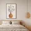 Pintura Decorativa Estilo Wabi-Sabi Abstrato, Arte de Nicho, Arte de Parede para Corredores e Hallways, Arte de Parede para Fundo de Sofá, Estilo Madeira Natural para Alojamento