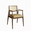 Mesa y Silla de Madera Maciza Estilo Retro Wabi-Sabi para Taberna, Comida Occidental, Tienda de Té con Leche, Cafetería, Combinación para B&B, Asiento de Ratán para Ocio, Comerciante
