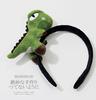 Muñeco de dinosaurio de dibujos animados, linda diadema, popular en Internet coreana, súper linda cuerda para el cabello, horquilla de felpa, broche exquisito, accesorio para el cabello
