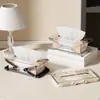 Nueva Caja de Almacenamiento de Papel Elevable de Gama Alta Caja de Papel Creativa con Resorte Sala de Estar Dormitorio Comedor Caja de Pañuelos para el Hogar
