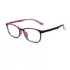 Nuevas Gafas Graduadas Tr90 para Hombre, Montura Cuadrada, Monturas de Gafas Ultraligeras, Bloqueo de Luz Azul, Gafas sin Graduación para Estudiantes Mujeres, Estilo Artístico