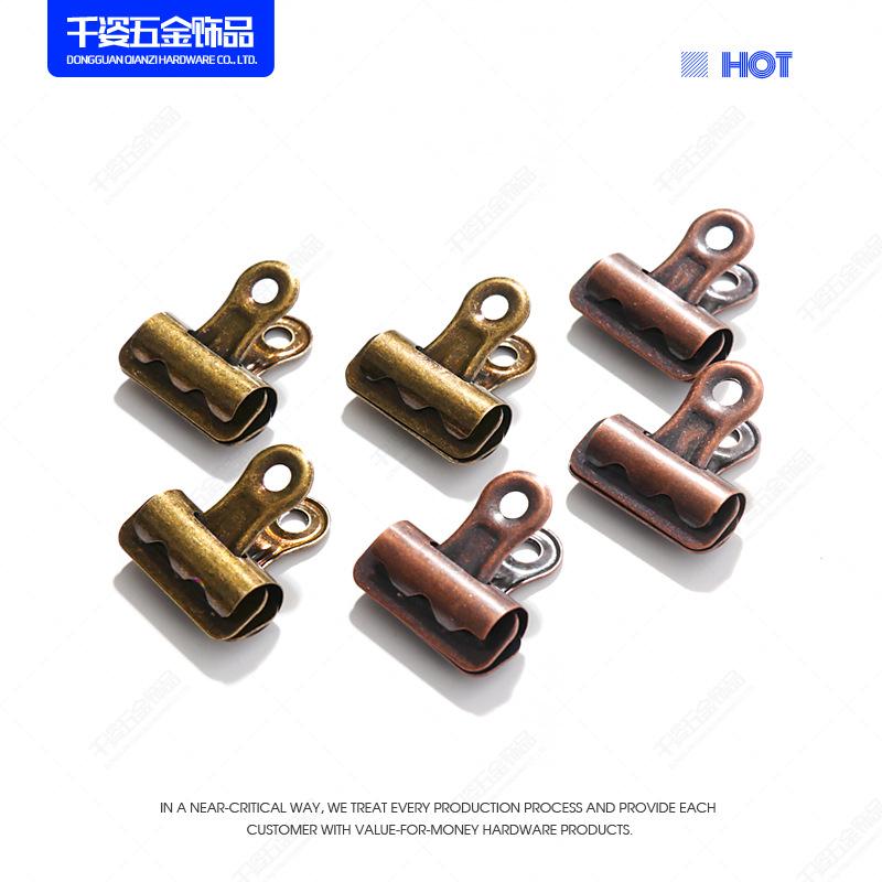 青古铜牛头夹主图06