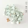 Conjunto de Ropa para Bebés y Niños Pequeños Anyang Otoño e Invierno Cintura Alta Protección de Barriga Ropa para el Hogar 40g Algodón Capa Interior Sin Quitar