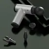 Pistola de Fascia Multifuncional Inalámbrica de Mango Largo Masajeador Eléctrico para Relajación Muscular Mini Pistola de Fascia para Cuello Masajeador de Hombro y Cuello