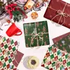 Wx-Temática de Cascanueces Navideño Papel Sydney 17g Papel de Envoltura a Prueba de Humedad para Dulces de Regalo Papel de Seda Decorativo Navideño