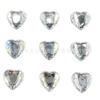 Taladro Acrílico Corte Plano Forma de Durazno Fondo Plano Forma de Corazón Accesorios Acrílicos de Taiwán DIY Hecho a Mano Taladro Decorativo