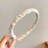 Faixa de Cabelo Maillard de Alta Qualidade com Design de Coroa Alta, Elegante Faixa de Cabeça Cor de Café para Uso Diário, Lavar o Rosto, Maquiagem e Acessório Estilo Férias