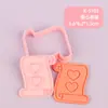 Série Dia dos Namorados Moldes de Biscoito 3D DIY Moldes de Biscoito Realistas com Design de Prensagem Tridimensional, Materiais Seguros para Uso Tranquilo
