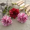Rietive Dahlia Flor Artificial Fabricante Flor Falsa Plantas Verdes Venta al por Mayor Decoración de Bodas Manualidades Estilo INS Transfronterizo