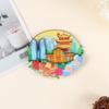 Ímãs de Geladeira de Madeira de Yunnan Personalizados com Estilo Cultural e Criativo de Cidades Chinesas Ímãs de Lijiang Decoração de Casa Lembranças de Viagem