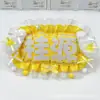 Tela No Tejida Reflectante para Manualidades Merchandising de Fans de Celebridades Colgante de Mini Bolsa Creativa con Diseño de Marca de Nombre de Doble Personaje