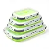 Recipiente de silicone dobrável para armazenamento de alimentos Amazon com tampa, seguro para micro-ondas, expansível e lancheira portátil