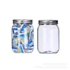 En Stock Tarro de Plástico Irregular de 350 ml para Dulces y Galletas, Tarro Sellado de PET, Botella Redonda de Boca Ancha con Gran Capacidad y Diseño Irregular