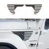 Adecuado para Jeep Wrangler Jeep Ventilación Lateral Calcomanía de Bandera Americana JL2018-2021 Gladiator