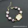 Nuevo Reloj de Dama Palaciego de Moda Europeo y Americano con Diamantes Pulsera de Perlas de Agua Dulce Venta Directa de Fábrica Suministro Transfronterizo