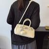 Bolso de Mano de Alta Gama, Gran Capacidad, Color Sólido, Versátil, a la Moda, para el Día a Día 2025, Bolso de Hombro, Bolso Cruzado, Bolso de Mujer de Moda