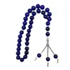 33 Cuentas de Oración, Cuentas de Vidrio Negro de 10 mm, Tasbih, Joyería Transfronteriza al por Mayor