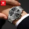 Reloj Modelo Nuevo de la Marca Oulisi con Respaldo de Celebridades, Cristal en Forma de Diamante, Calendario Perpetuo, Reloj Mecánico Multifuncional para Hombre