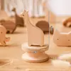 Manija de Armario para Habitación Infantil Tronco de Madera Maciza Lindas Estrellas de Dibujos Animados Luna Nubes Cajón Armario Manija de Puerta de Armario