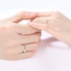 Anel de casal Um par de anéis Mobius Fashion All-match Living Ring Su-ring Japonês e coreano Dia dos Namorados para namorada