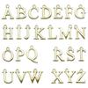 1 Pingente de Letra Colorido Preservador de Cor Estilo K Acessórios de Joias DIY Pingente de Liga Brincos Colar Pacote de Material Artesanal