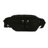 Nova Bolsa de Peito Simples da Moda Bolsa de Cintura Color Sólida Grande Capacidade Mochila Pequena Esportiva Casual Bolsa de Veludo
