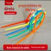 Atacado do Fabricante Abraçadeiras de Nylon Coloridas Autotravantes com Especificações Completas de Cor, Grande Quantidade, Preço Excelente, Agrupamento de Chicotes de Fios de Grau Industrial