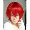 Peluca para hombre europea y americana anti-deformada color Harajuku anti-deformada para hombre cabello corto directo de fábrica cosplay peluca de dibujos animados