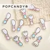 Accesorios DIY Tenedor y Cuchara Pequeños de Acrílico Vajilla Colgantes Mini Adornos Lindos Materiales Hechos a Mano Dijes Dijes para Bolsas