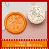 Serie de Circo Cabeza de Sello de Cera Creativa Divertida Sello de Cera Cabeza de Latón Sólido Payaso León Cabeza de Sello Sólido