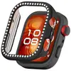 Xuanyin es adecuado para la funda protectora de una sola fila de diamantes para Huawei Watch Fit5/5Pro, carcasa de reloj incrustada de diamantes, cubierta protectora anti-golpes