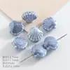 Cuentas Pequeñas de Concha Brillantes y Frescas, Cuentas Sueltas, Joyería Hecha a Mano para DIY, Cuentas de Cerámica de Animales Marinos, Accesorios para Pulseras