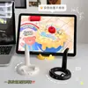 Soporte para Teléfono de Gato de Dibujos Animados Soporte para Teléfono de Escritorio Creativo Lindo Cola de Gato Soporte Perezoso para Tableta