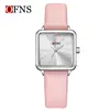 Reloj de Cuarzo Oufani para Commuter con Caja de Aleación, Elegante Reloj para Mujer, Resistente al Agua 30m, Alta Estética, Reloj de Pulsera Cuadrado para Mujer