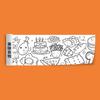 Papel de Pintar para Colorear con Graffiti Exclusivo Personalizado, Papel de Pintar Largo tipo Rollo para Niños de Preescolar, Papel de Pintar para Paredes que no Mancha