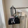 Bolsa Retro Comércio Exterior Feminina Grande Capacidade 2025 Nova Casual Ombro Axila Bolsa Popular deste Ano para Deslocamento Bolsa Travesseiro
