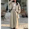Traje Elegante e Moderno para o Dia a Dia Feminino, Novo Conjunto de Duas Peças com Jaqueta e Calça de Pernas Largas, Design Coreano para Primavera e Outono 2026