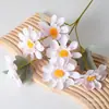 6 Girasoles Artificiales y Margaritas Pequeñas para Decoración de Sala de Estar en Casa, Arreglo de Escena de Boda en Hotel y Exhibiciones Florales