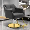 Silla de Barbería, Silla Especial para Cortar el Cabello de Celebridades de Internet para Salón de Belleza, Lujo Accesible, Simple, Asiento Elevable para Teñido y Permanente, Taburete de Peluquería