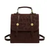 Moda 2025 Estampado de Leopardo Estilo Nuevo Bolso de Mano Elegante Bolso Cuadrado Pequeño Bolso de Moda Versátil de Moda Bolso de Hombro con Estilo Mochila