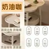 Mesa lateral moderna minimalista de trébol de cuatro hojas y nube, estante de almacenamiento móvil para sala de estar, mesa de café pequeña, mesita de noche de dormitorio, mesa de almacenamiento