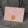 Sobres Gruesos con Patrón de Árbol, Invitaciones Coloridas, Sobres Vintage Creativos con Sello de Cera al por Mayor