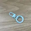 Nuevo Anillo de Resorte Hebilla de Puerta Pintura de Colores Llavero Anillo de Resorte Anillo de Cadena de Llaves Cadena de Llaves