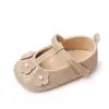Zapatos para bebé niña y niño pequeño de 0 a 1 año, primavera y verano, zapatos de princesa con florecitas y brillos, suela suave, antideslizantes, zapatos para bebé BM2348
