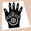 Coleção Decorativa de Tatuagem Transfronteiriça Pintada à Mão Modelo de Mãos e Pés Vazados Renda Criativa Adesivo de Tatuagem para o Corpo Humano Modelo de Pomada de Henna