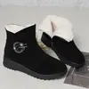Botas de Neve para Mulheres, Sapatos de Algodão com Solado Grosso, Novo Estilo 2026, Botas Curtas de Pelúcia Grossa, Antiderrapante, Quente, Versátil, Botas de Algodão para Mãe